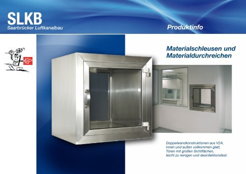 Materialschleuse aktiv - Becker Reinraumtechnik GmbH