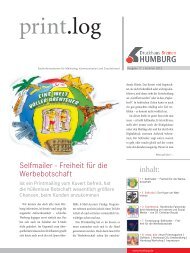Selfmailer - Freiheit für die Werbebotschaft - Druckhaus Humburg ...