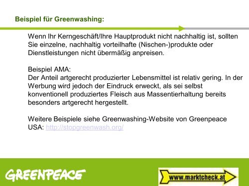 Claudia SPRINZ (marktcheck.at, Greenpeace, A) (pdf) - AGES