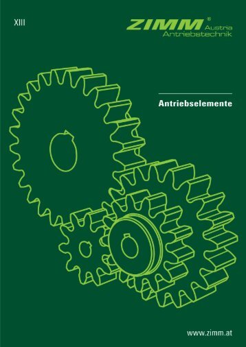 ZIMM Antriebselemente | Katalog XIII - DE