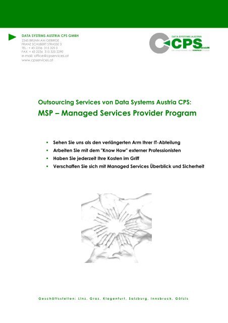 Managed Services (pdf) - CPS-IT GmbH