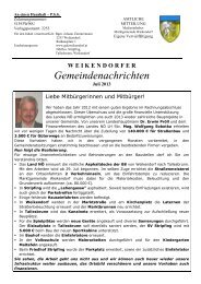 Datei öffnen - Marktgemeinde Weikendorf