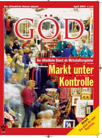 Ausgabe 4/2003 - Gewerkschaft Öffentlicher Dienst