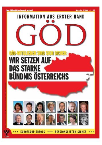 Ausgabe 5/2006 - Gewerkschaft Öffentlicher Dienst