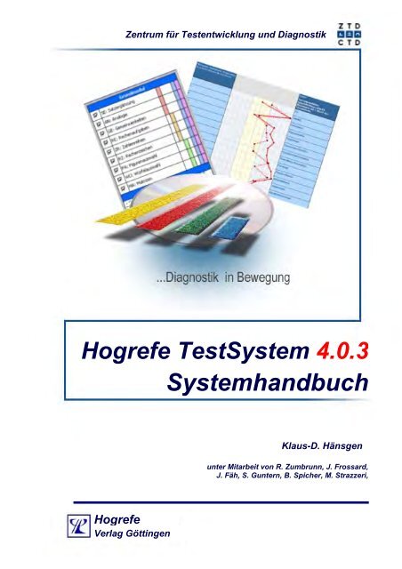 Systemhandbuch - Hogrefe Austria