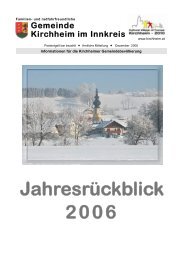 Jahresrückblick 2006.PUB - Gemeinde Kirchheim im Innkreis