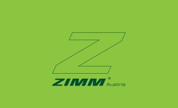 ZIMM Drive technology from Vorarlberg | Brochure - EN