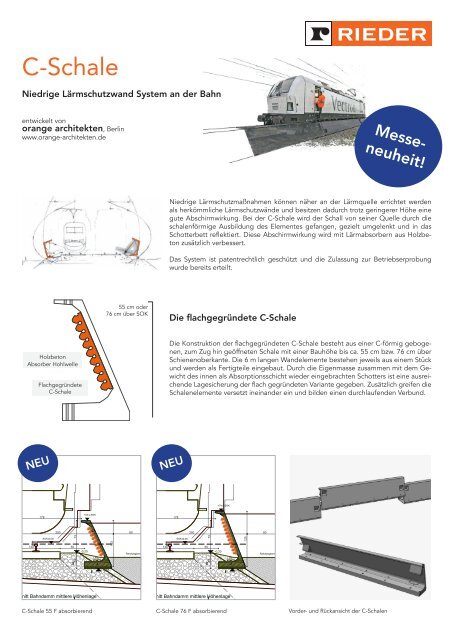 C-Schale - Betonwerk Rieder GmbH