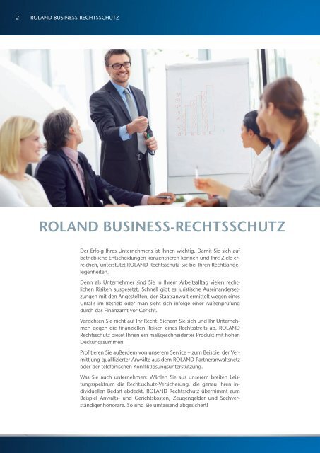 Business-Rechtsschutz - Roland Rechtsschutz