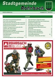 Gemeindezeitung - Rohrbach