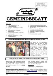 Gemeindeblatt Nr. 8/2006 (0 bytes) - Gemeinde Steegen