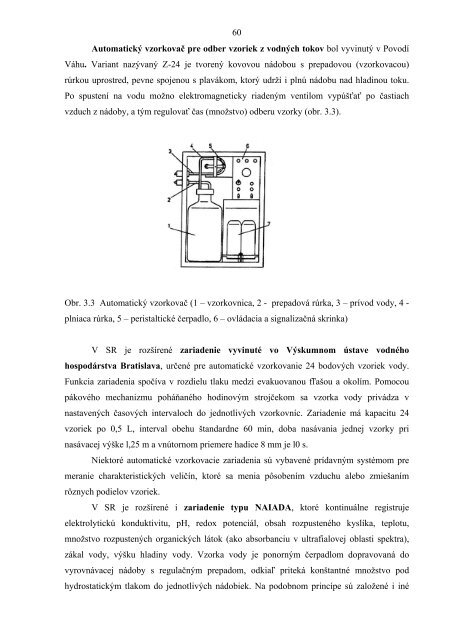 monitoring kontaminácie životného prostredia - Prírodovedecká ...