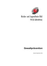 Gewaltprävention - Jugendheim Bild