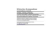 Klinisches Kompendium - Erfahrungsheilkunde