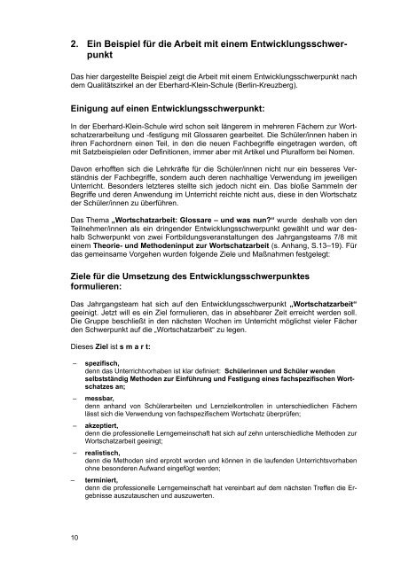 Professionelle Lerngemeinschaften (PLG) - FörMig Berlin