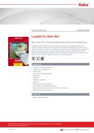 Longlife Pro Matt WO - Folex