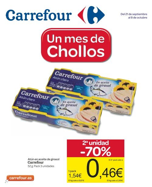 2a unidad -70% - Carrefour España