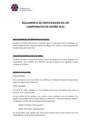 Reglamento Ctos. España 2012 - Federación Navarra de Deportes ...