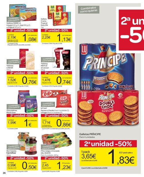 2a unidad -50% - Carrefour