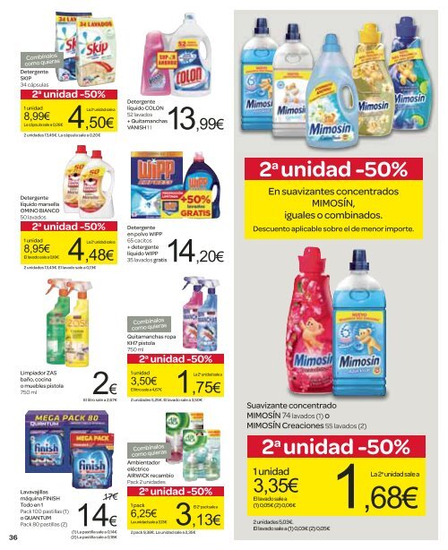 2a unidad -50% - Carrefour