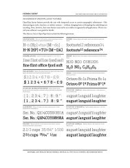 Heron Serif OT Features Guide - Font Bureau