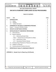 gis data standard compliance qc/qa procedures - San Jose ...