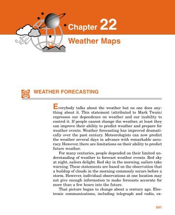 Chapter 22 Weather Maps