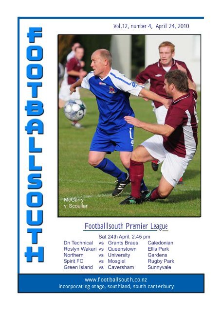 24th April 2010 - Football South