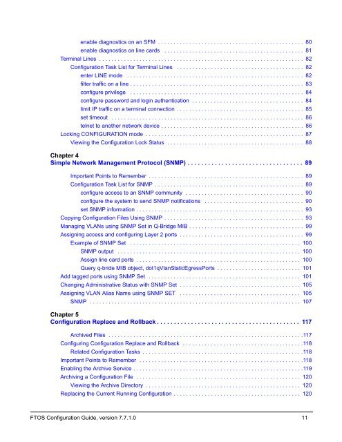 FTOS Configuration Guide for the C-Series - Force10 Networks