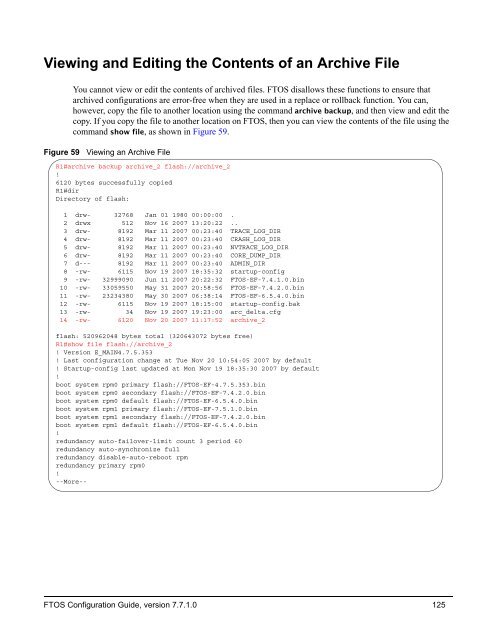 FTOS Configuration Guide for the C-Series - Force10 Networks