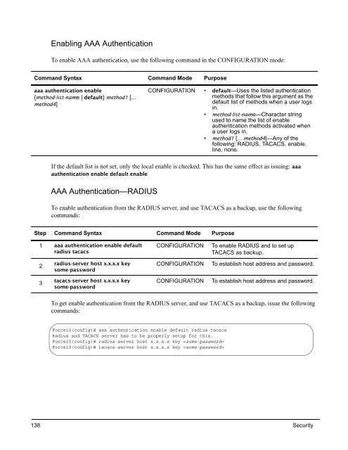 FTOS Configuration Guide for the C-Series - Force10 Networks