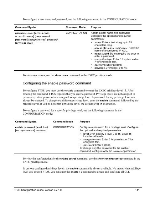 FTOS Configuration Guide for the C-Series - Force10 Networks