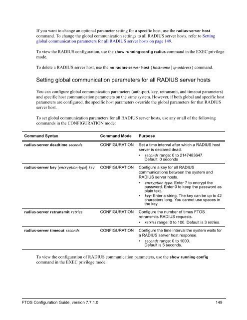 FTOS Configuration Guide for the C-Series - Force10 Networks