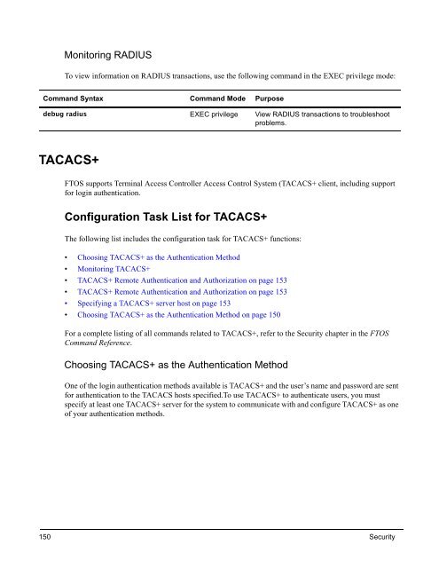 FTOS Configuration Guide for the C-Series - Force10 Networks