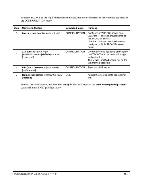 FTOS Configuration Guide for the C-Series - Force10 Networks