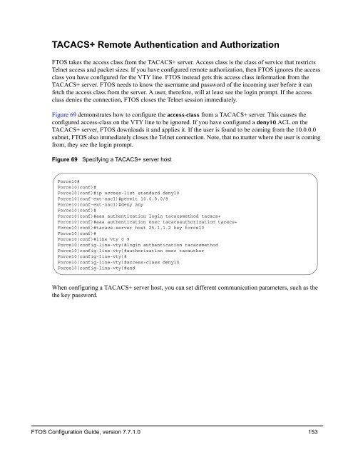 FTOS Configuration Guide for the C-Series - Force10 Networks