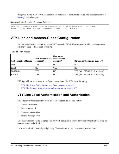 FTOS Configuration Guide for the C-Series - Force10 Networks