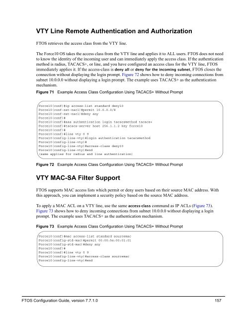 FTOS Configuration Guide for the C-Series - Force10 Networks