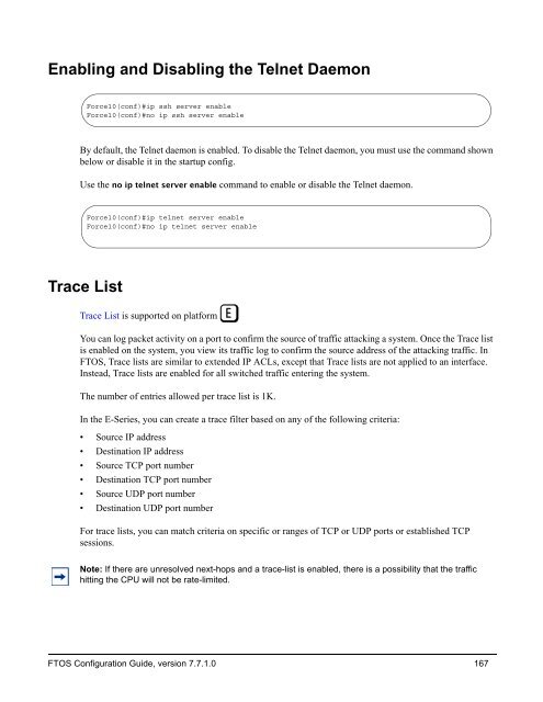 FTOS Configuration Guide for the C-Series - Force10 Networks