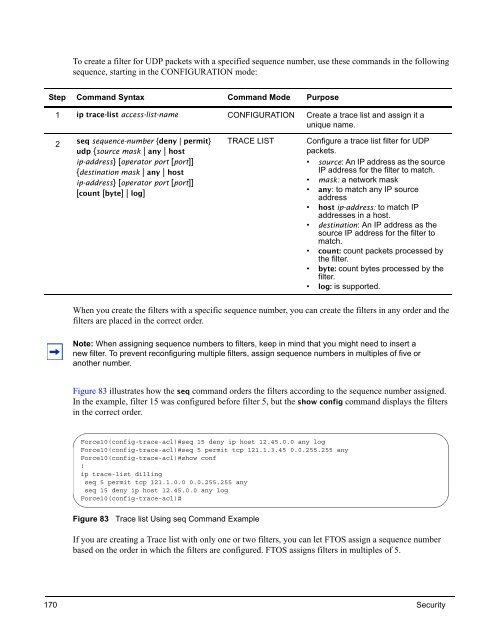 FTOS Configuration Guide for the C-Series - Force10 Networks