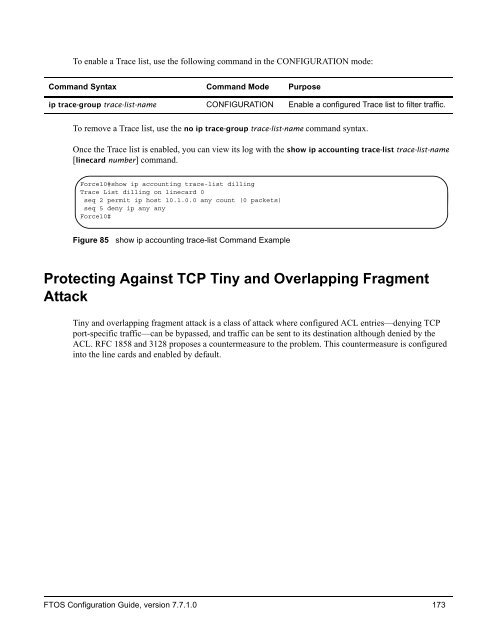 FTOS Configuration Guide for the C-Series - Force10 Networks