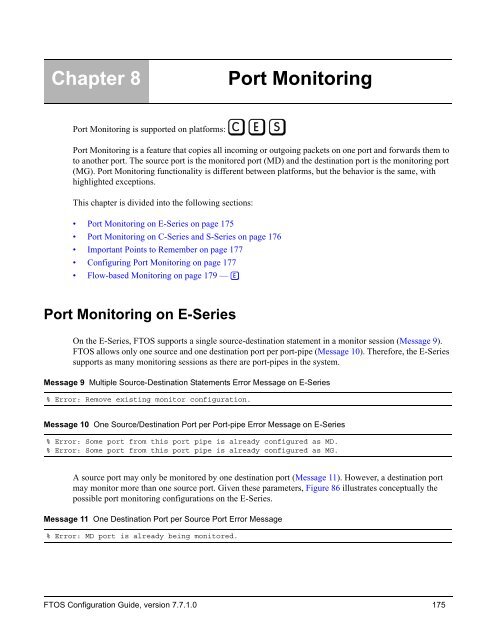 FTOS Configuration Guide for the C-Series - Force10 Networks