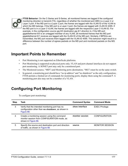 FTOS Configuration Guide for the C-Series - Force10 Networks