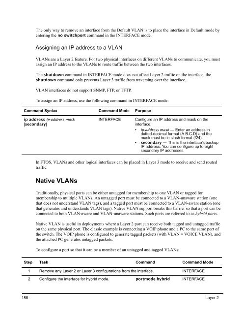 FTOS Configuration Guide for the C-Series - Force10 Networks