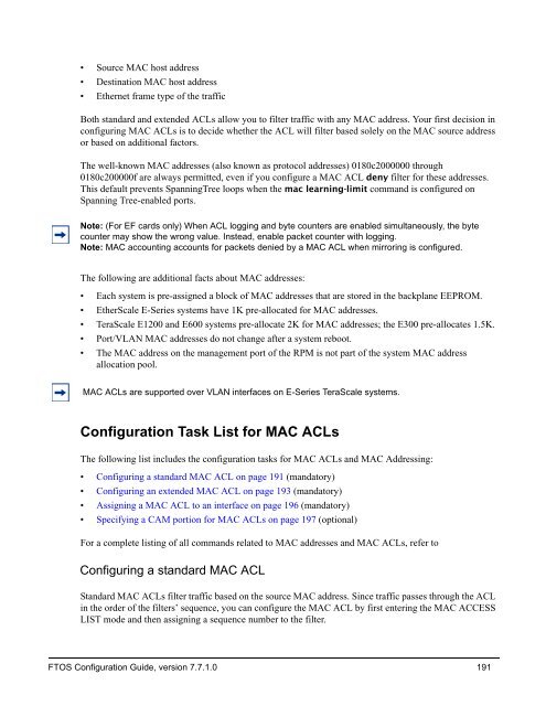 FTOS Configuration Guide for the C-Series - Force10 Networks