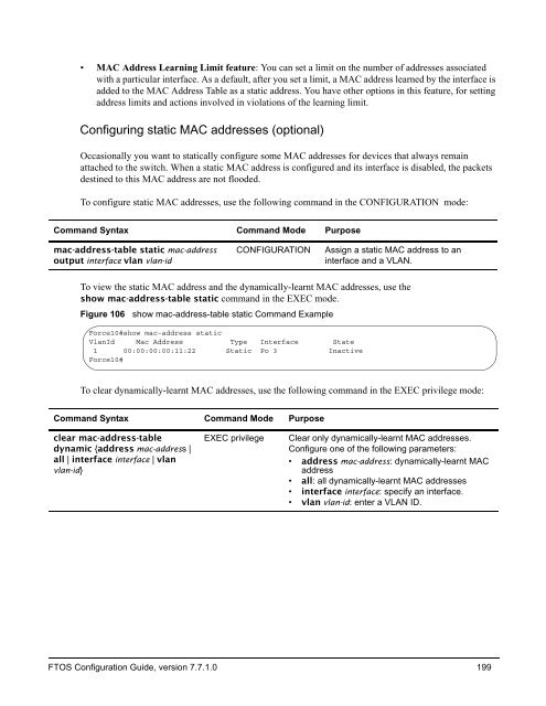 FTOS Configuration Guide for the C-Series - Force10 Networks