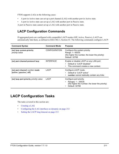 FTOS Configuration Guide for the C-Series - Force10 Networks