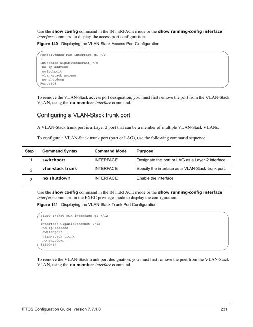 FTOS Configuration Guide for the C-Series - Force10 Networks