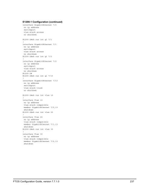 FTOS Configuration Guide for the C-Series - Force10 Networks