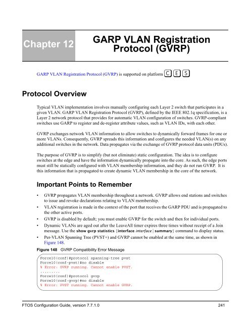 FTOS Configuration Guide for the C-Series - Force10 Networks